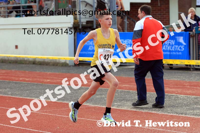 Boys Under-13s, 2024 Northern Mens 6 and Womens 4 and Youngsters Relays, Stanley Park, Blackpool.  Photo: David T. Hewitson/Sports for All Pics